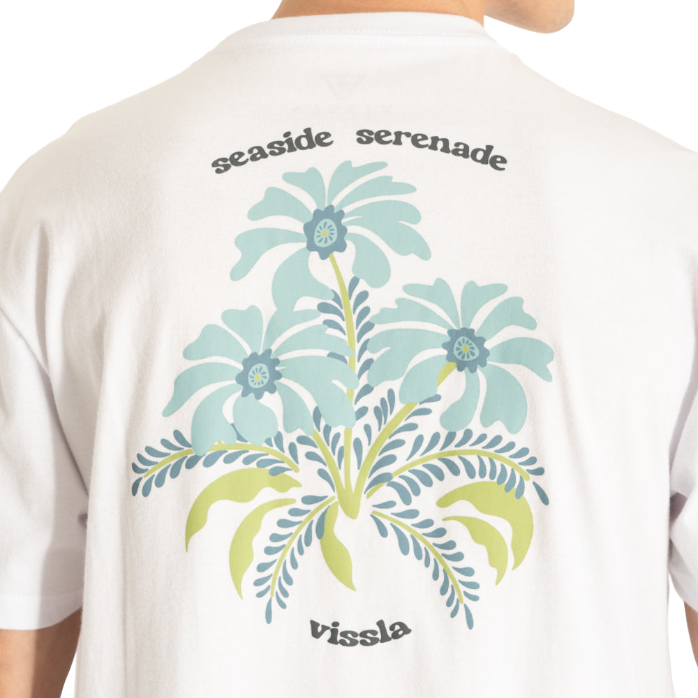 Camiseta Vissla Seaside Serenade Branca Manga Curta