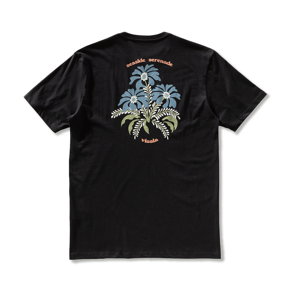 Camiseta Vissla Seaside Serenade Preta Manga Curta