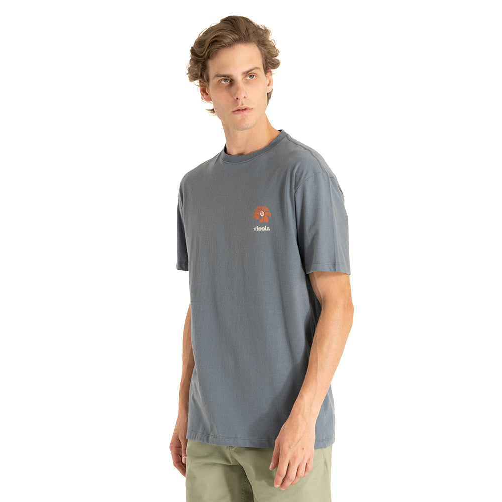 Camiseta Vissla Seaside Serenade Azul Manga Curta