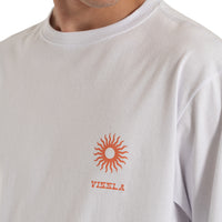 Thumbnail for Camiseta Vissla Hula Hands Branca Manga Curta