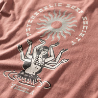 Thumbnail for Camiseta Vissla Hula Hands Rosé Manga Curta