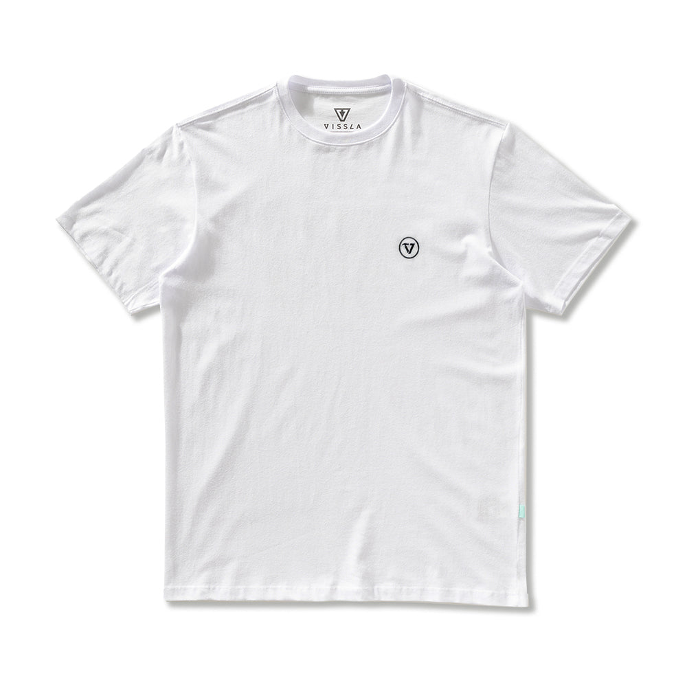 Camiseta Vissla Shady Shapers Branca Manga Curta