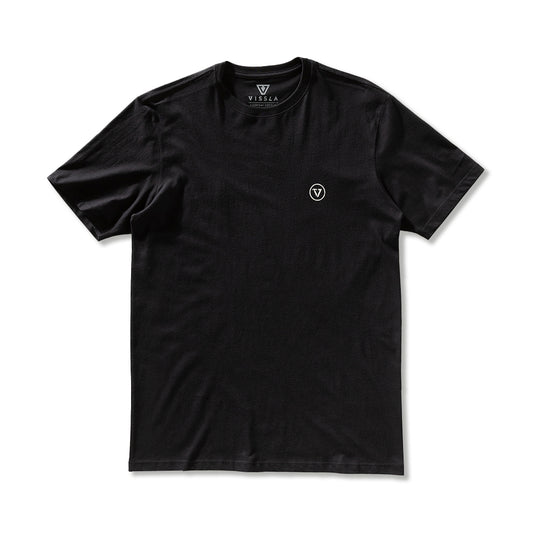 Camiseta Vissla Shady Shapers Preta Manga Curta