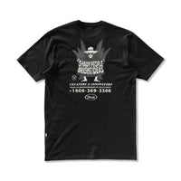 Thumbnail for Camiseta Vissla Shady Shapers Preta Manga Curta