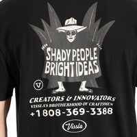 Thumbnail for Camiseta Vissla Shady Shapers Preta Manga Curta