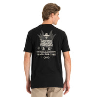 Thumbnail for Camiseta Vissla Shady Shapers Preta Manga Curta