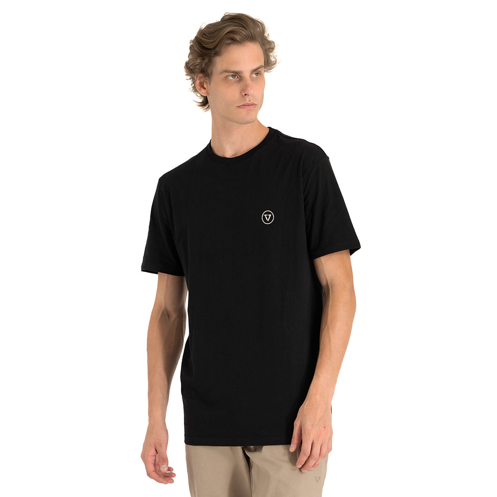 Camiseta Vissla Shady Shapers Preta Manga Curta