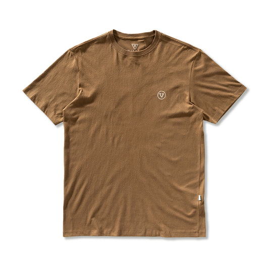 Camiseta Vissla Shady Shapers Marrom Manga Curta