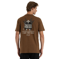 Thumbnail for Camiseta Vissla Shady Shapers Marrom Manga Curta