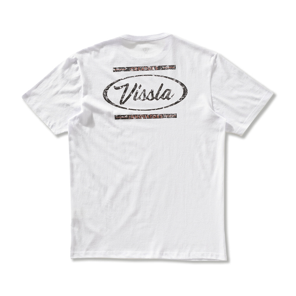 Camiseta Vissla Creators ID Branca Manga Curta