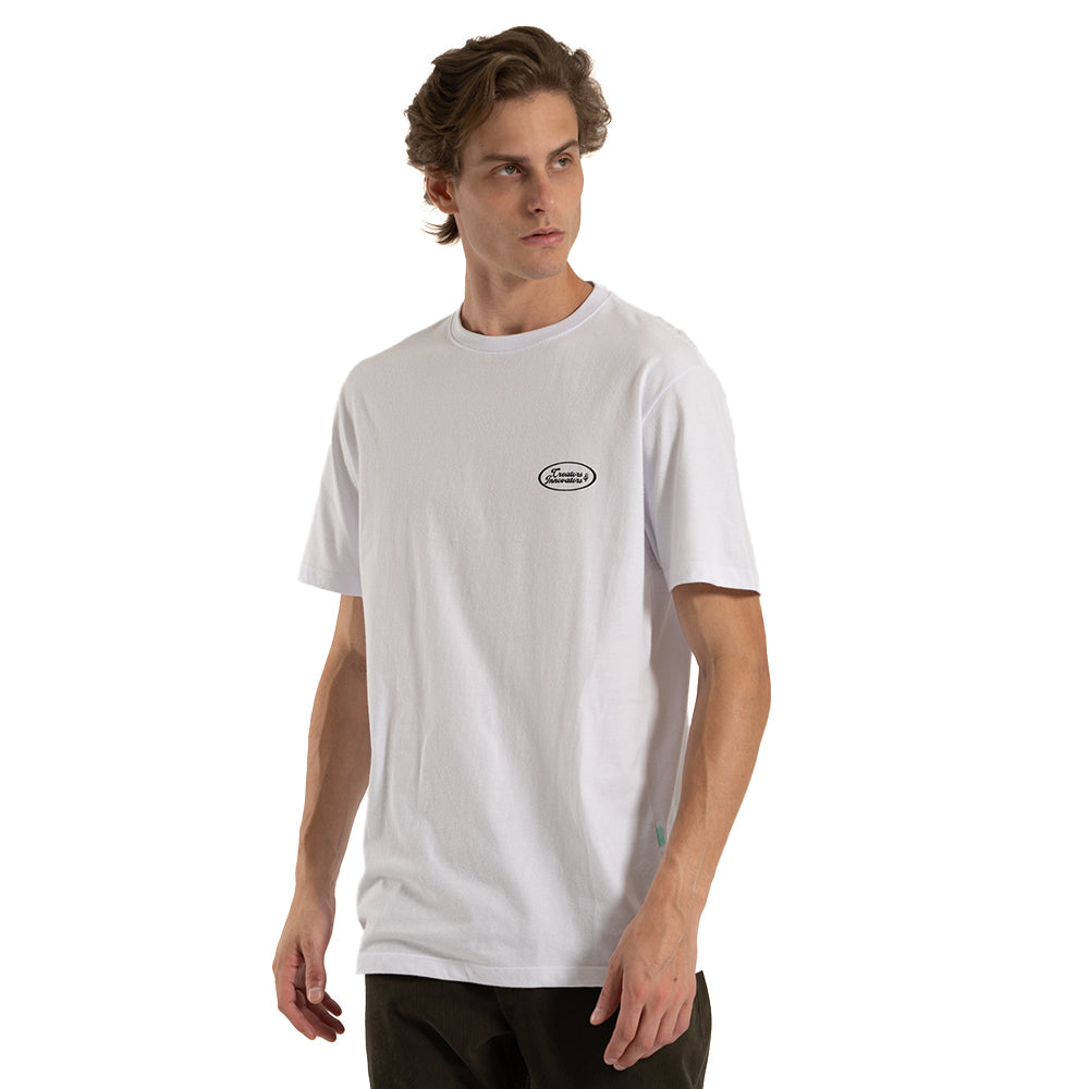 Camiseta Vissla Creators ID Branca Manga Curta