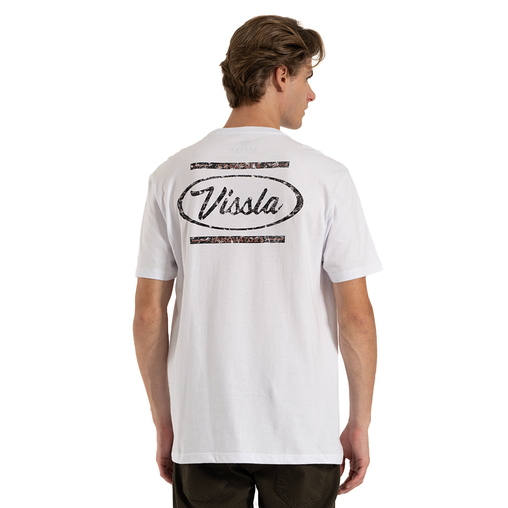 Camiseta Vissla Creators ID Branca Manga Curta