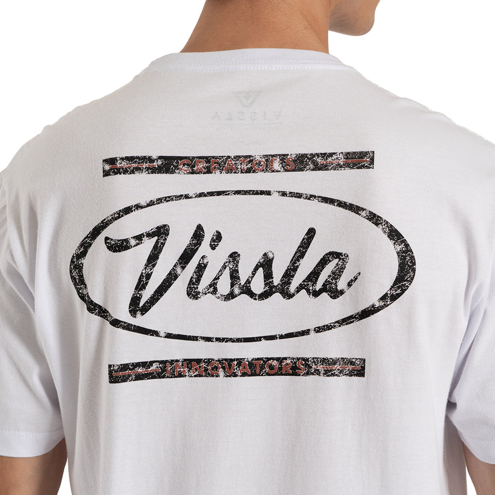 Camiseta Vissla Creators ID Branca Manga Curta