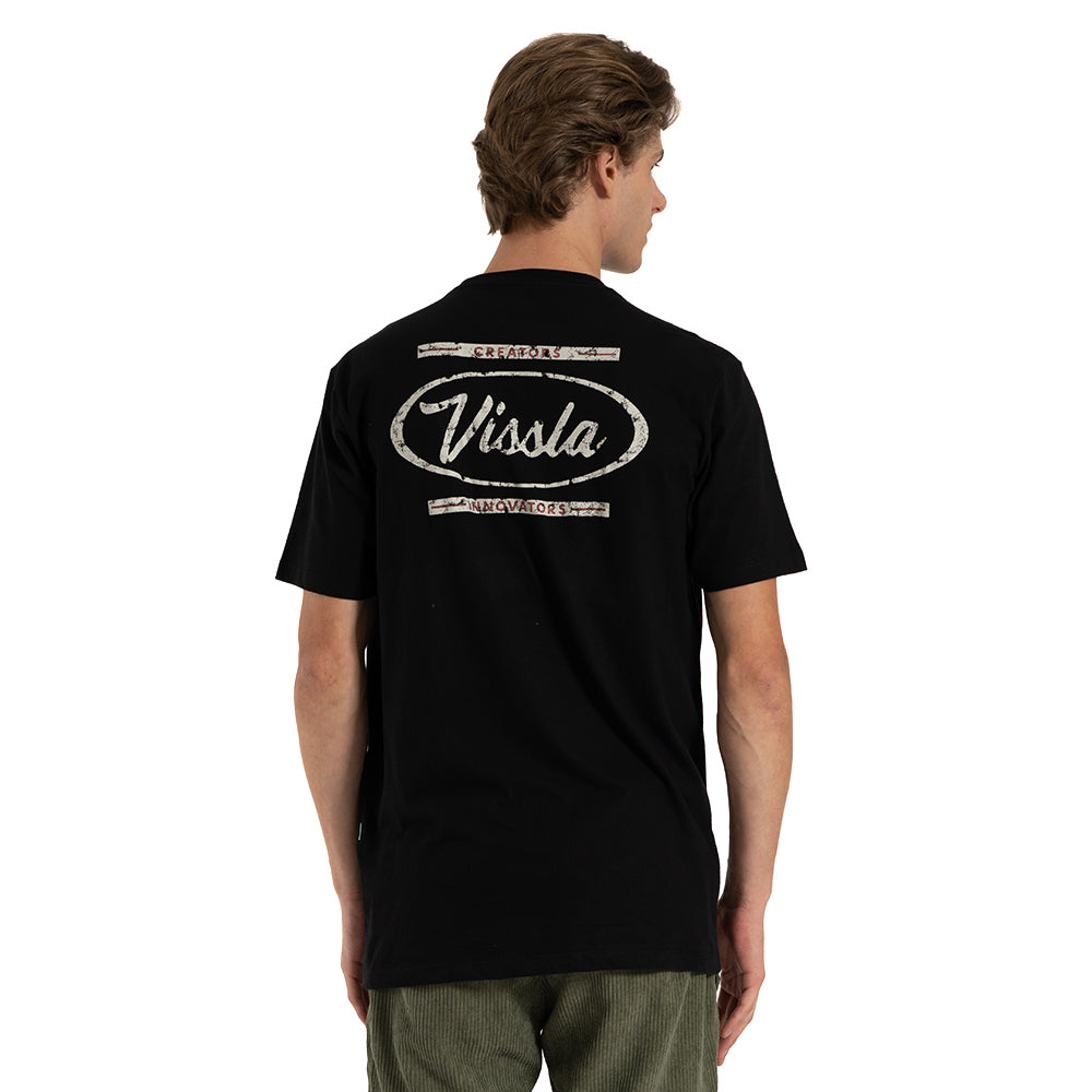Camiseta Vissla Creators ID Preta Manga Curta