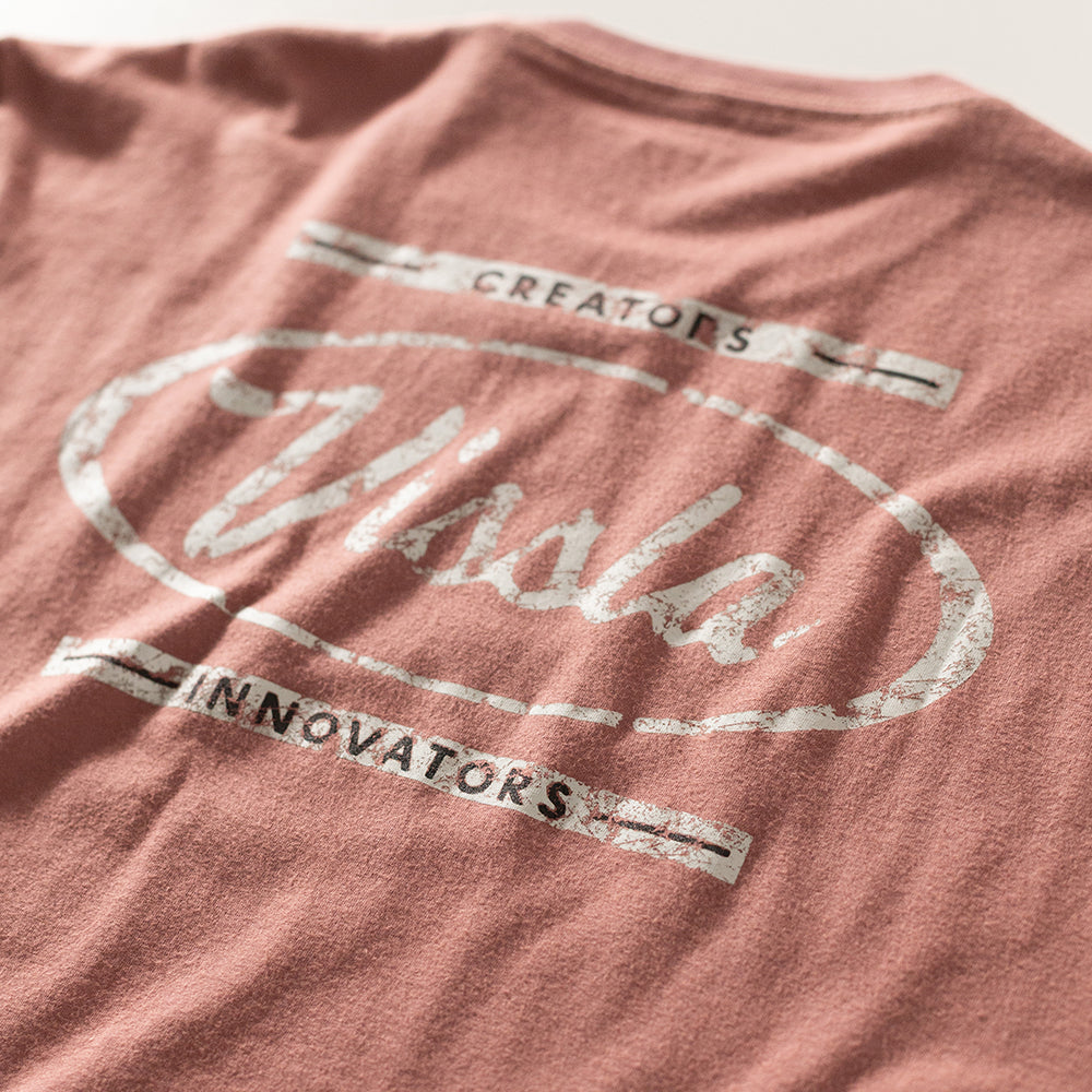 Camiseta Vissla Creators ID Rosé Manga Curta