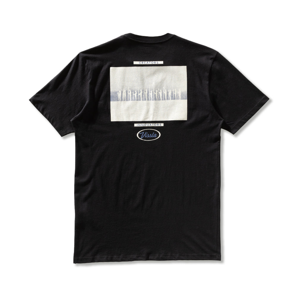 Camiseta Vissla Creators Gathering Preta Manga Curta