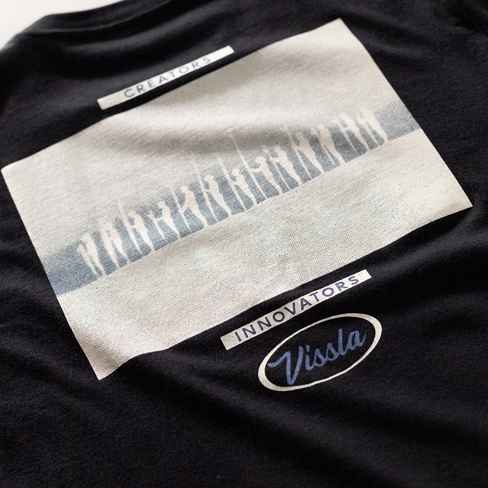 Camiseta Vissla Creators Gathering Preta Manga Curta