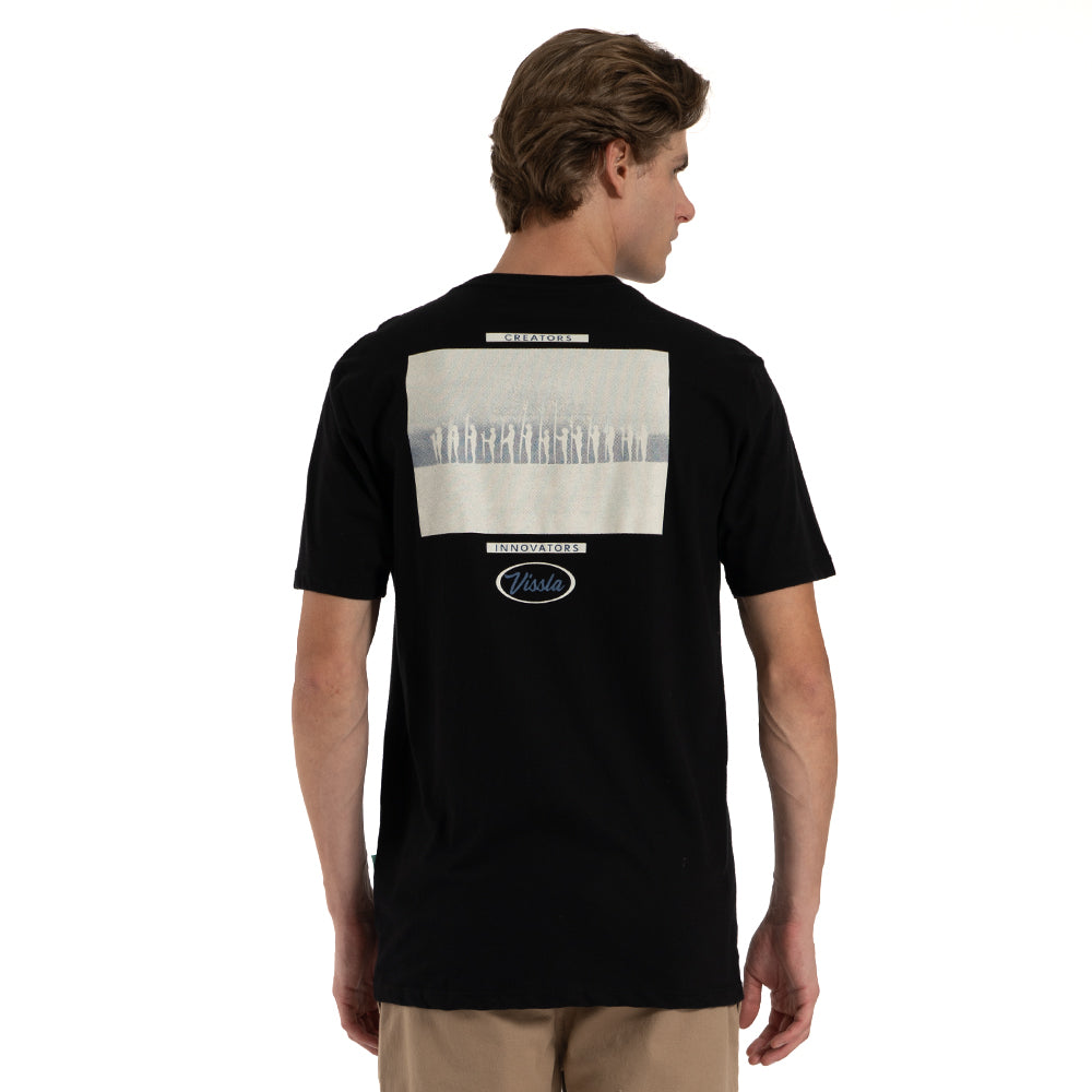 Camiseta Vissla Creators Gathering Preta Manga Curta