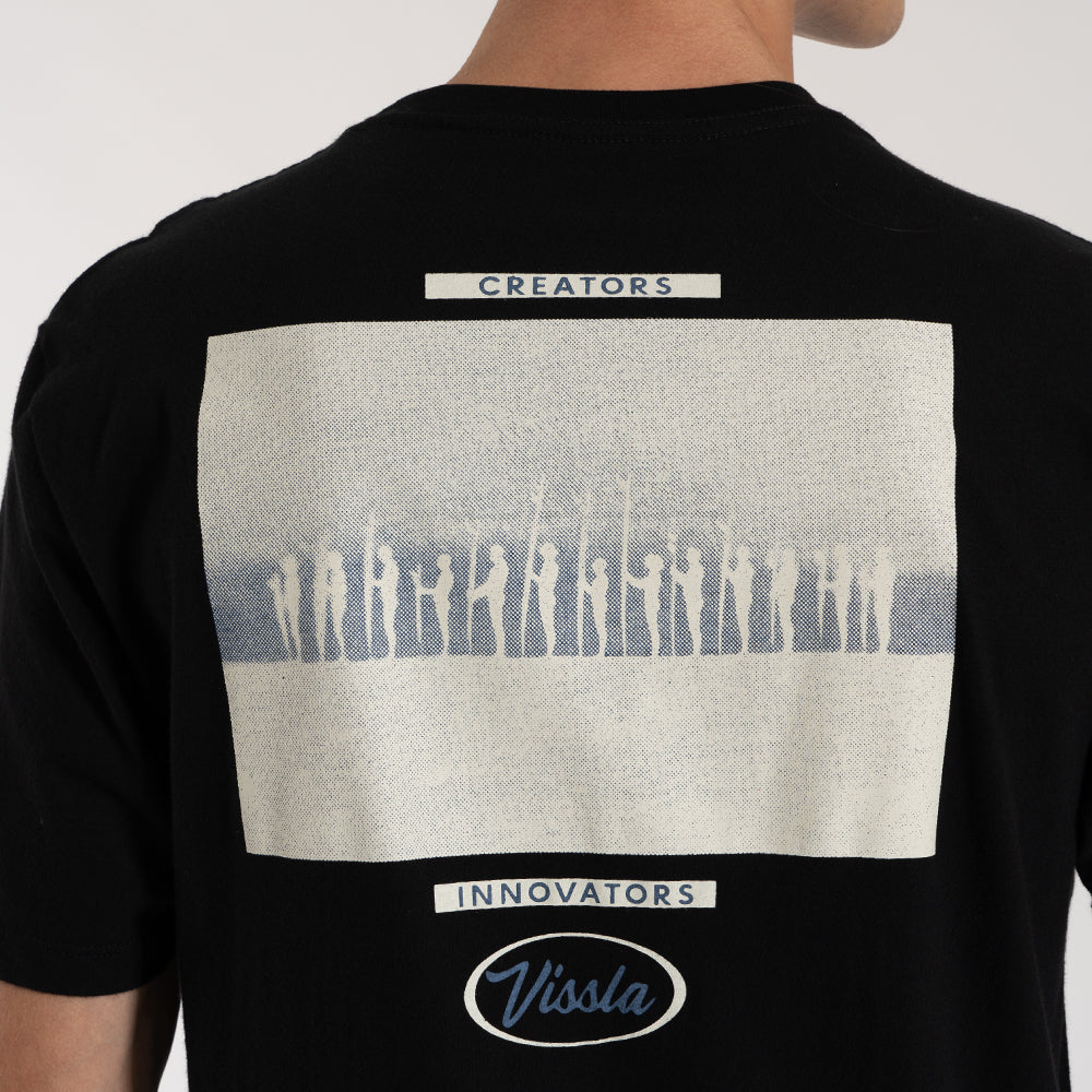 Camiseta Vissla Creators Gathering Preta Manga Curta