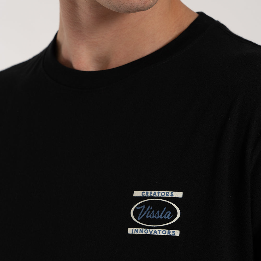 Camiseta Vissla Creators Gathering Preta Manga Curta