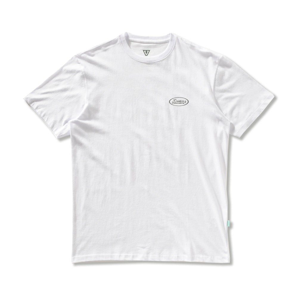 Camiseta Vissla Creators Bird Branca Manga Curta
