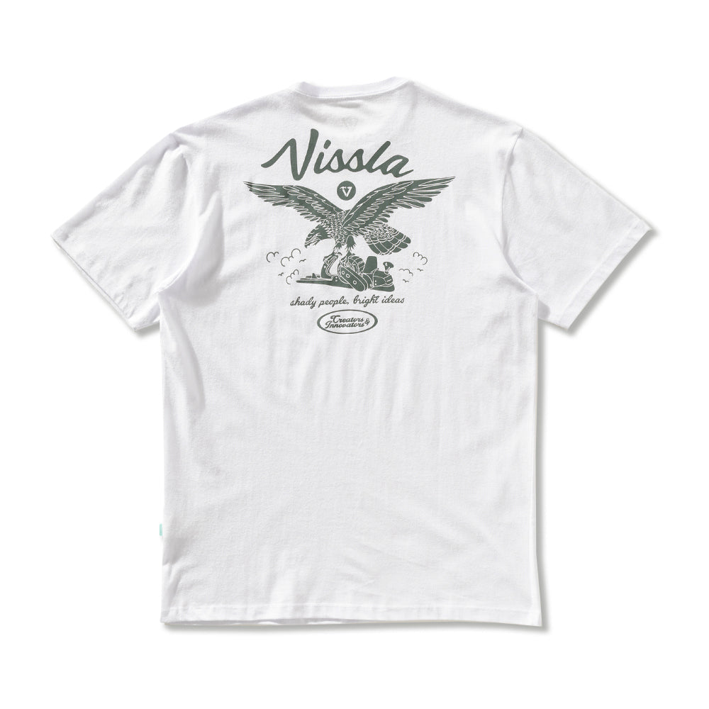 Camiseta Vissla Creators Bird Branca Manga Curta