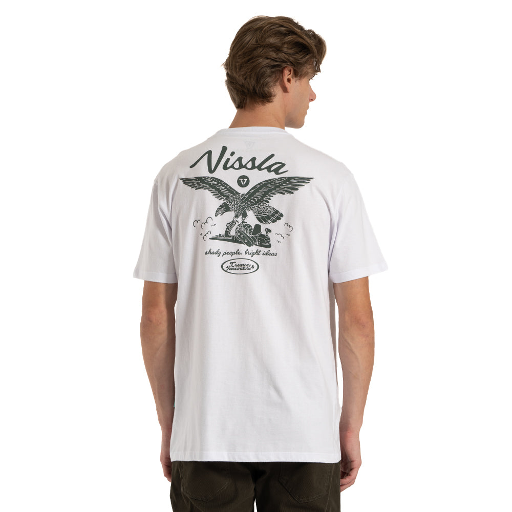 Camiseta Vissla Creators Bird Branca Manga Curta