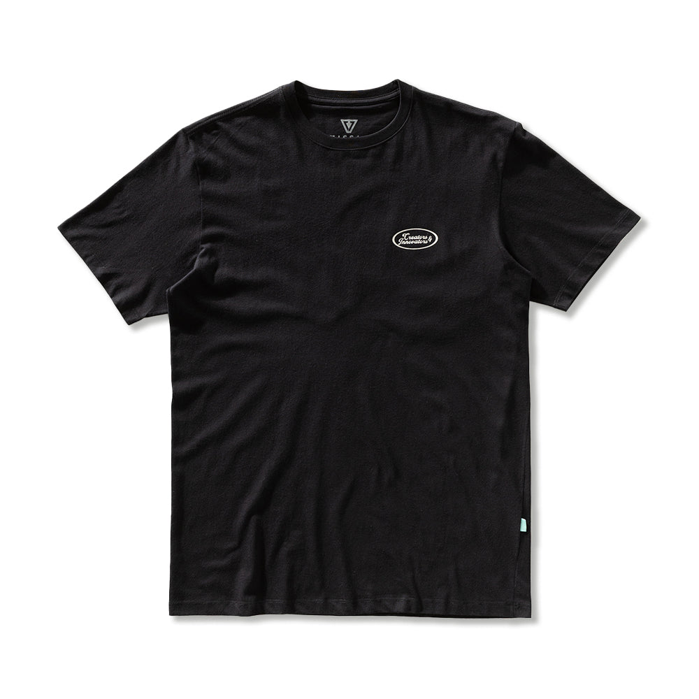 Camiseta Vissla Creators Bird Preta Manga Curta
