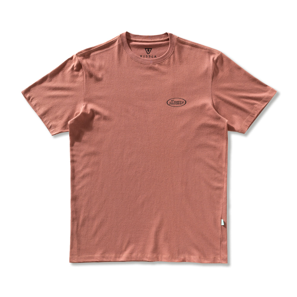 Camiseta Vissla Creators Bird Rosé Manga Curta
