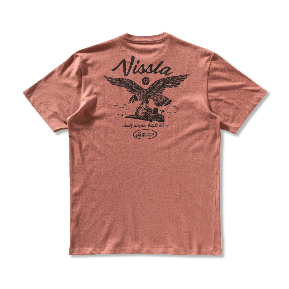 Camiseta Vissla Creators Bird Rosé Manga Curta