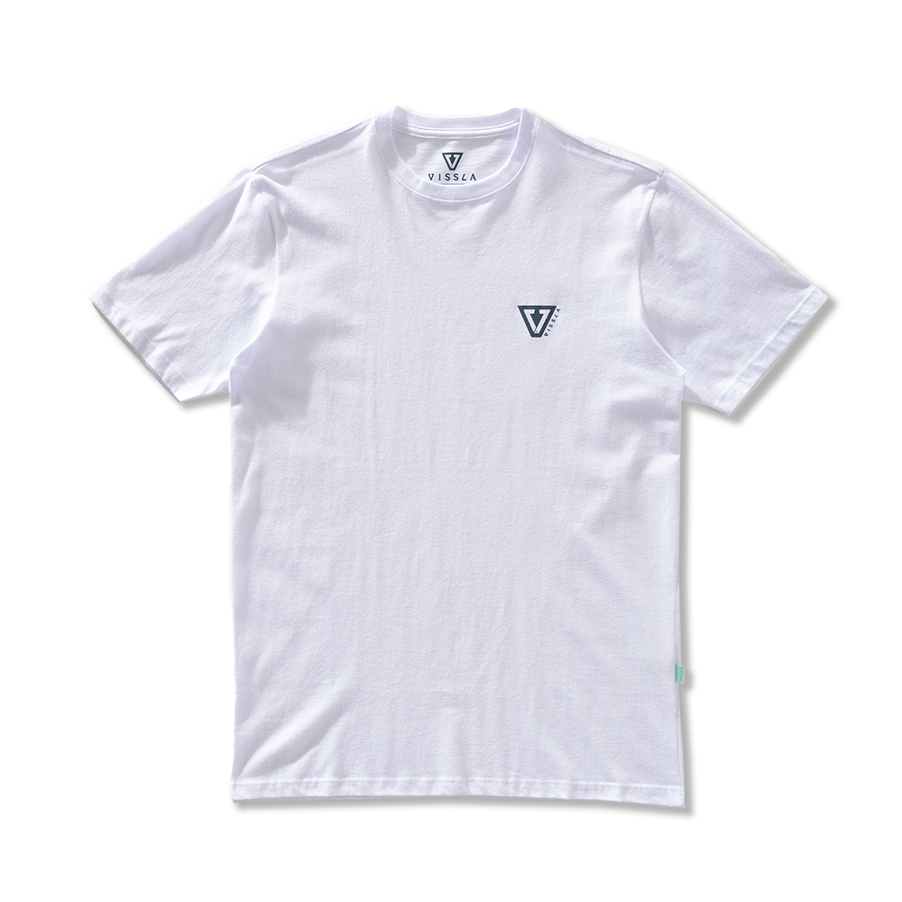 Camiseta Manga Curta Branca Vissla Established