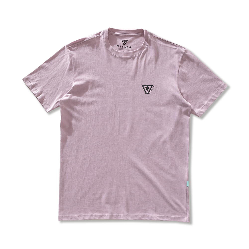 Camiseta Manga Curta Ameixa Vissla Established