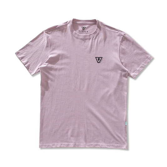 Camiseta Manga Curta Ameixa Vissla Established