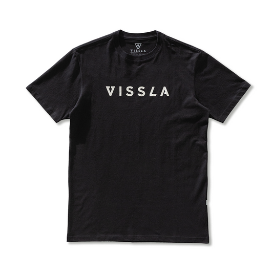 Camiseta Manga Curta Preta Vissla Foundation