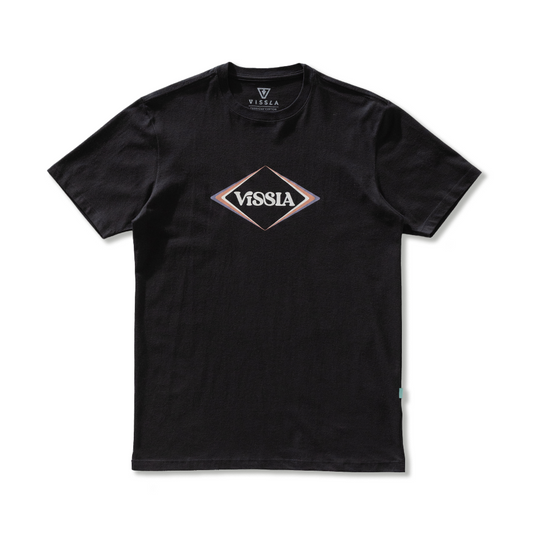 Camiseta Manga Curta Preta Vissla Cascade