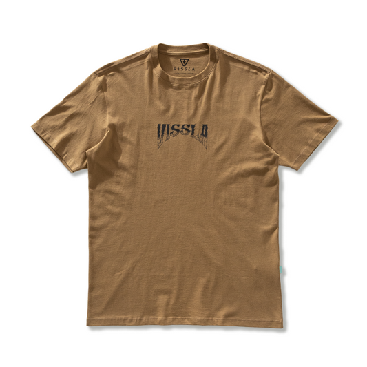 Camiseta Vissla Paddle Out Manga Curta Bronze