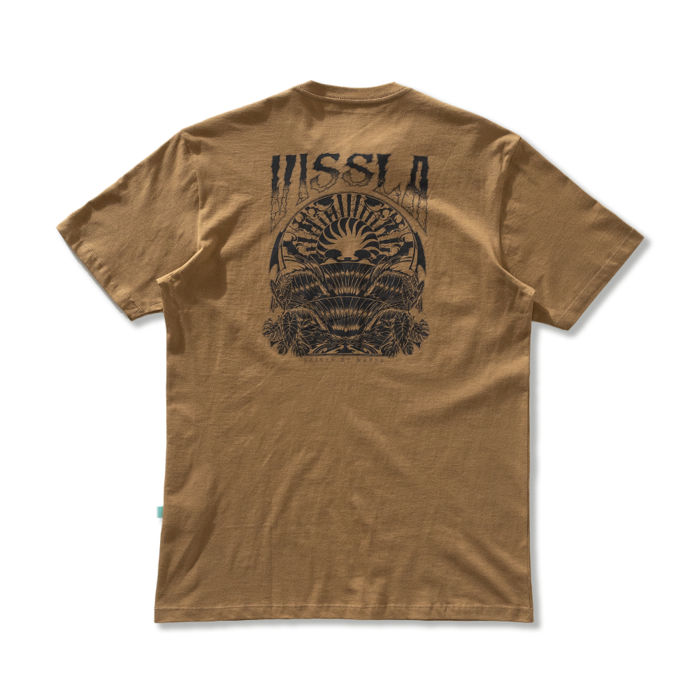 Camiseta Vissla Paddle Out Manga Curta Bronze