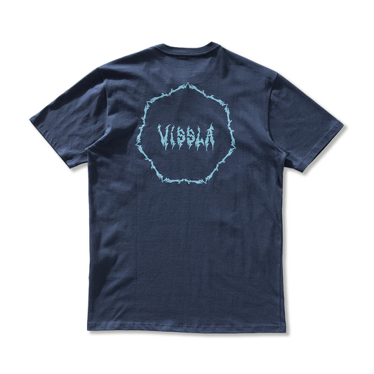 Camiseta Manga Curta Azul Escuro Vissla Dagger
