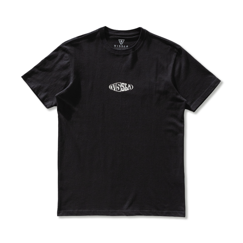 Camiseta Manga Curta Preta Vissla Split