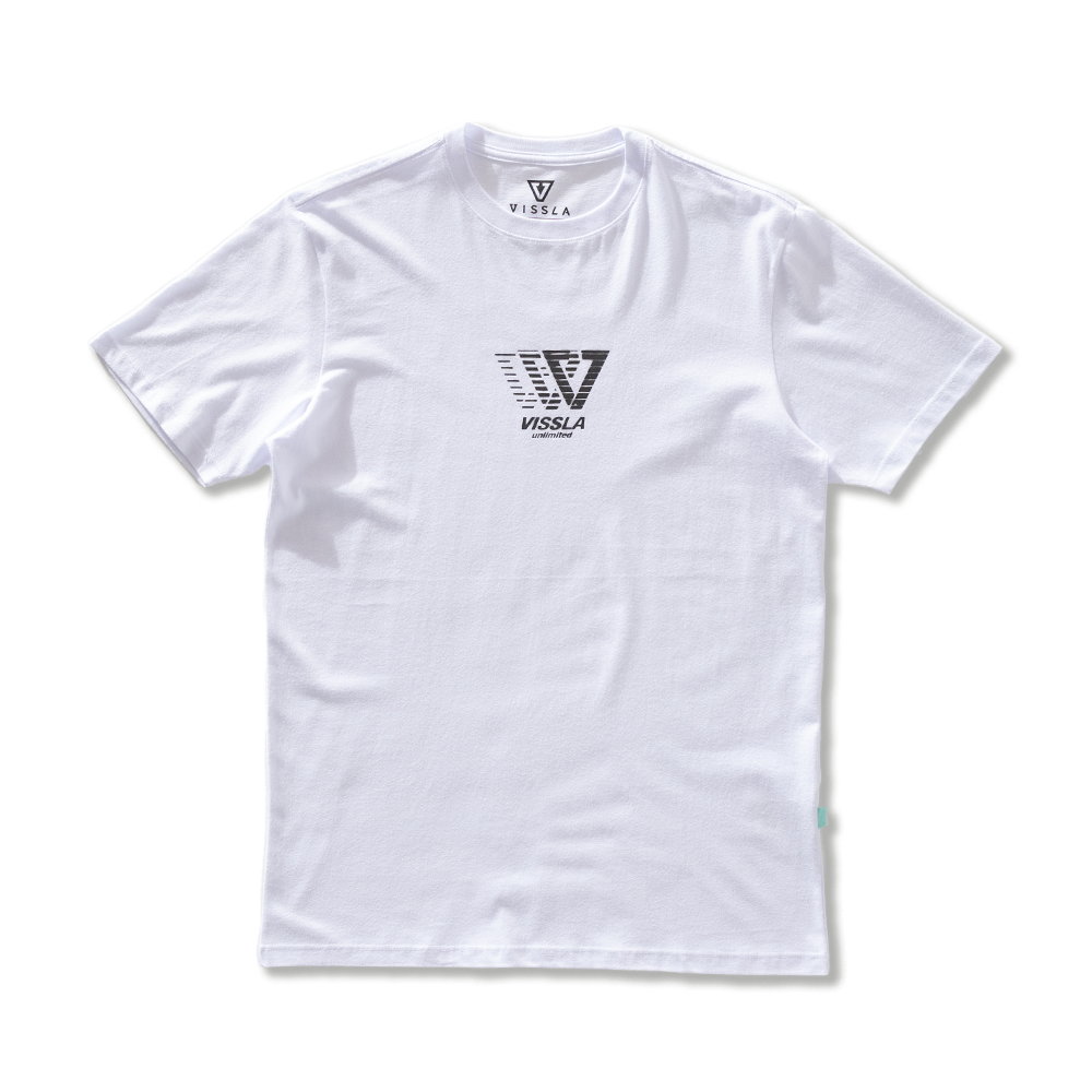 Camiseta Manga Curta Branca Vissla Centered