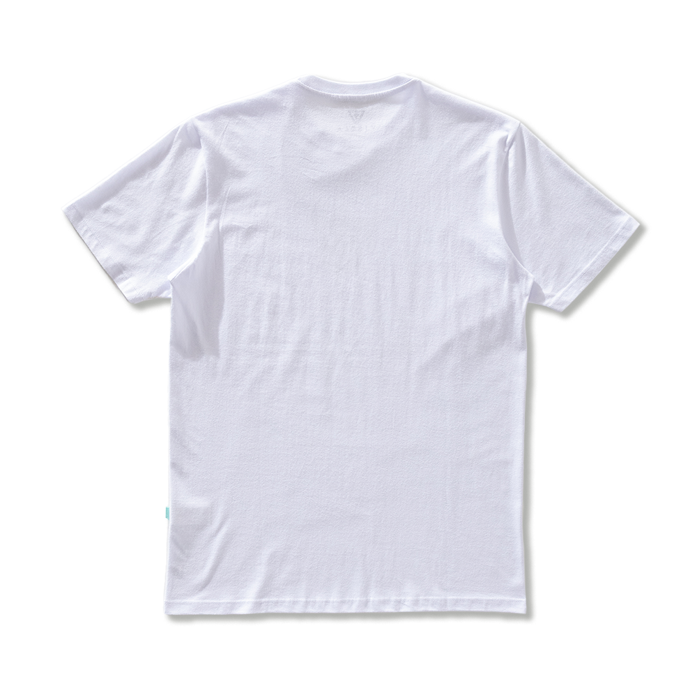Camiseta Manga Curta Branca Vissla Centered