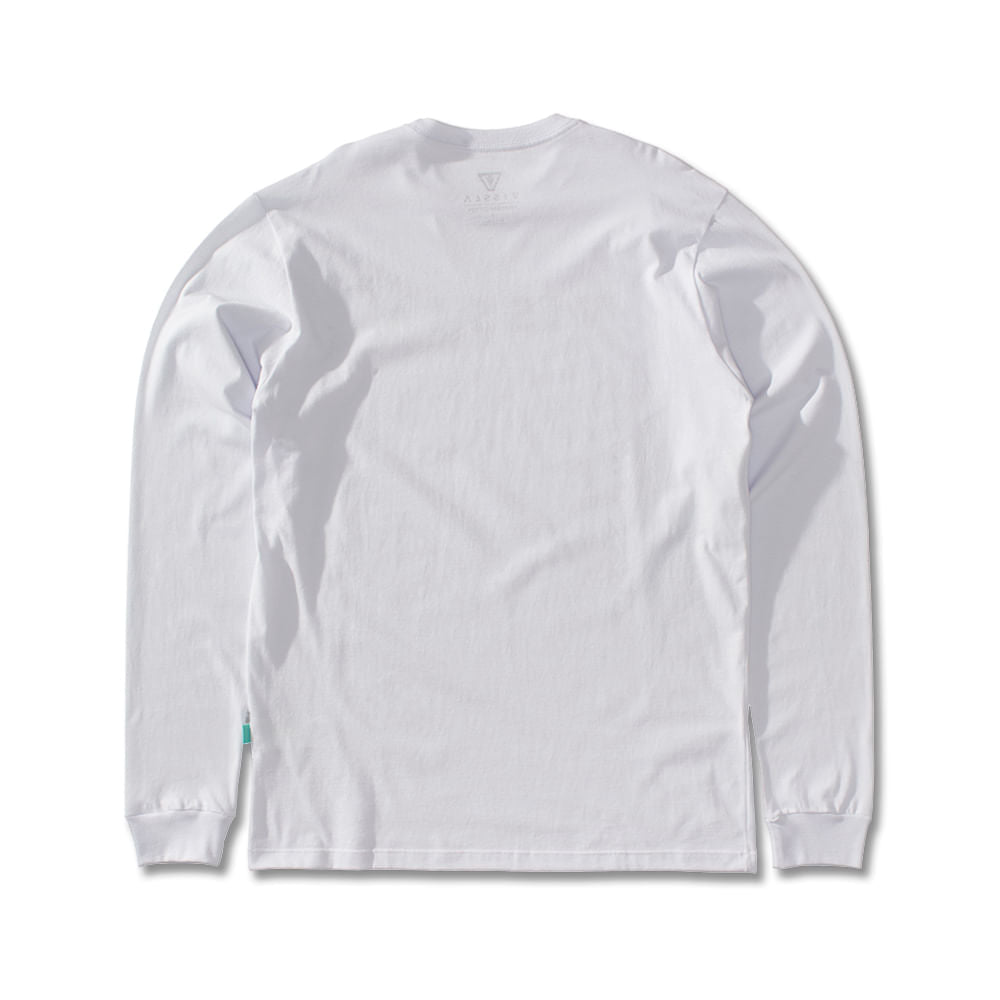 Camiseta Manga Longa Vissla Foudation Branca