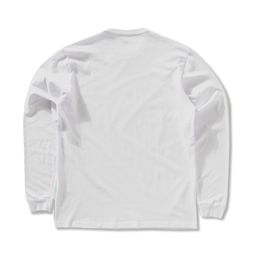 Camiseta Vissla Established Manga Longa Branca