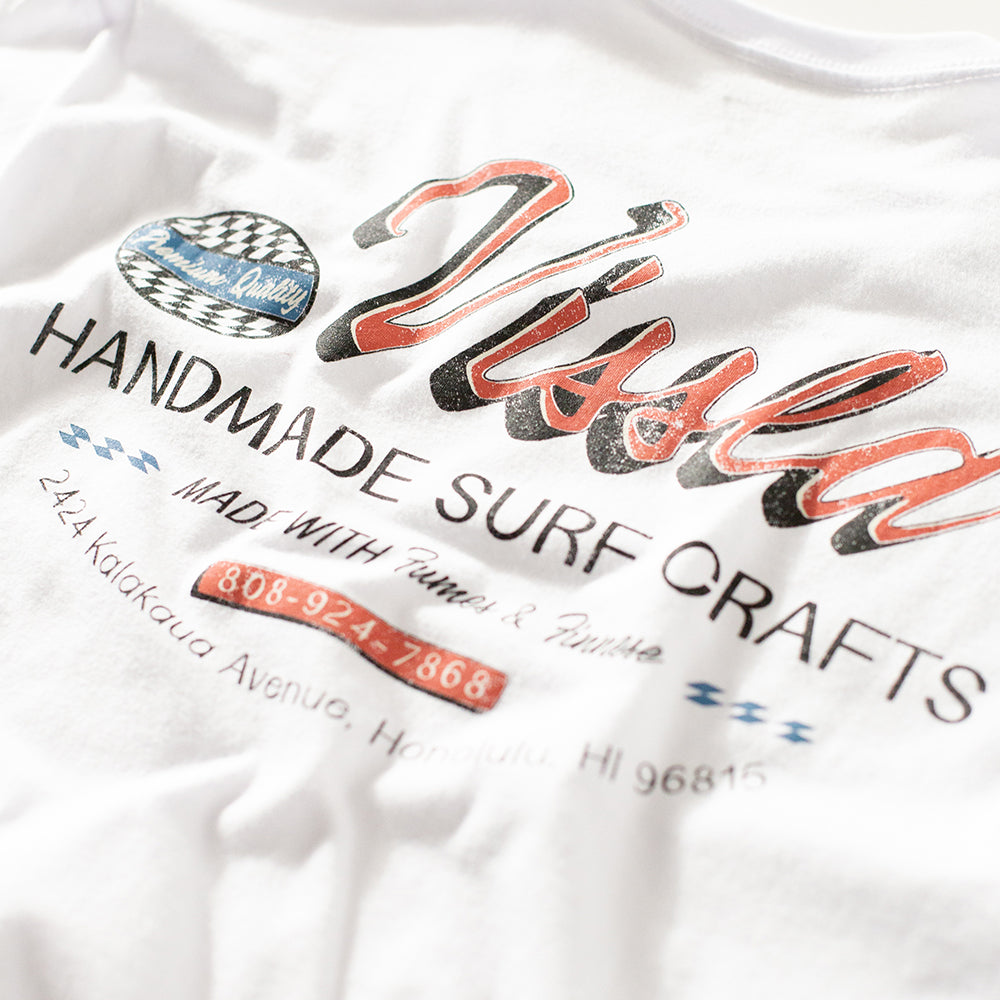 Camiseta Vissla Handmade Branca Manga Longa