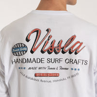 Thumbnail for Camiseta Vissla Handmade Branca Manga Longa