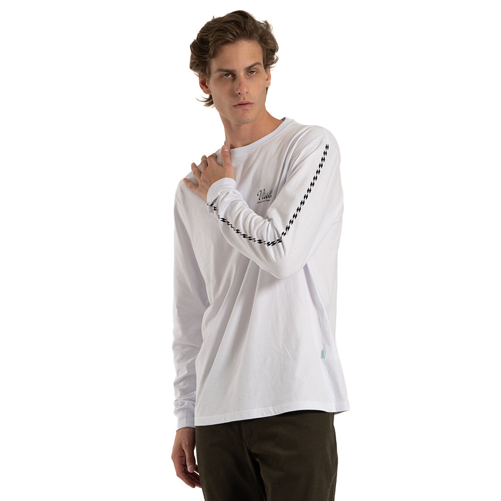 Camiseta Vissla Handmade Branca Manga Longa