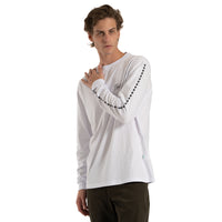 Thumbnail for Camiseta Vissla Handmade Branca Manga Longa