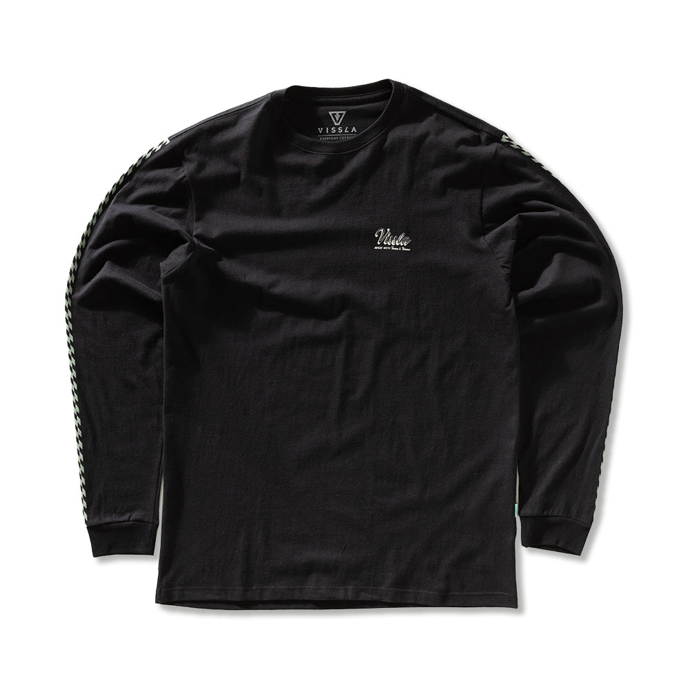 Camiseta Vissla Handmade Preta Manga Longa