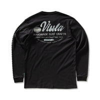 Thumbnail for Camiseta Vissla Handmade Preta Manga Longa