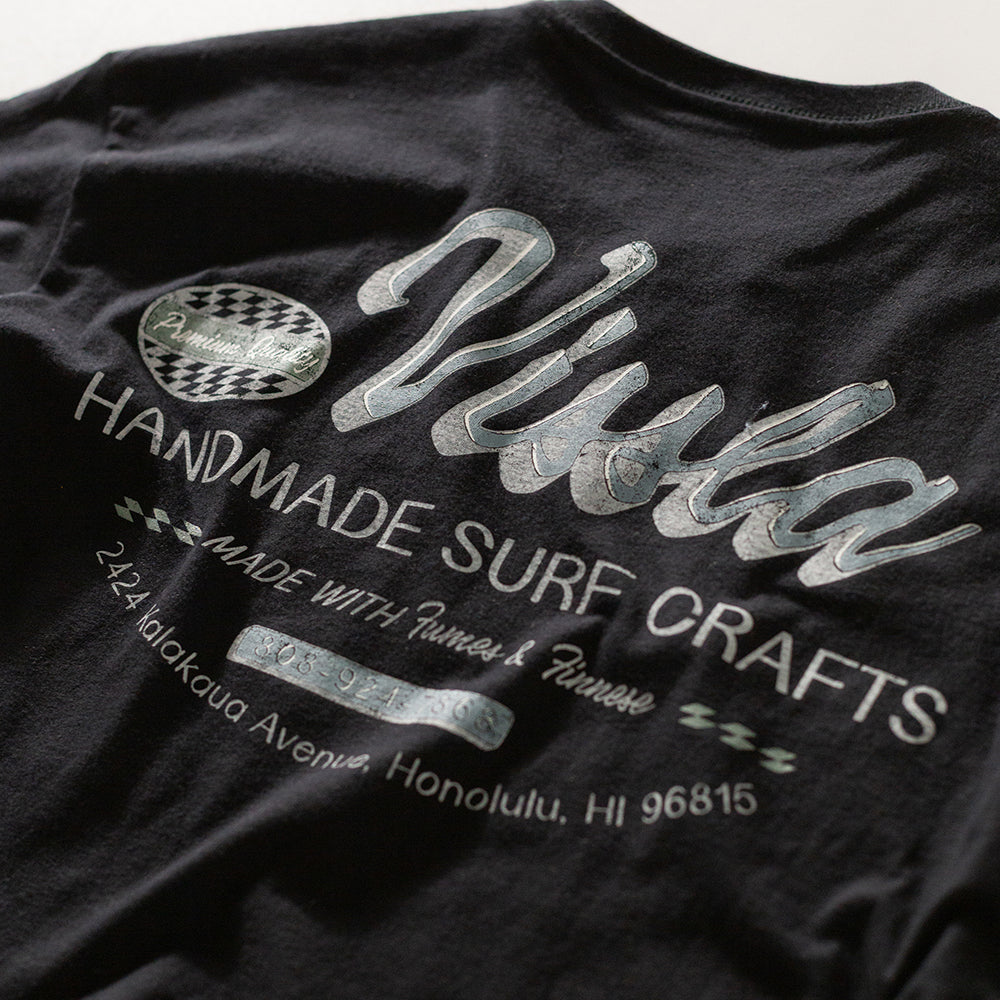 Camiseta Vissla Handmade Preta Manga Longa